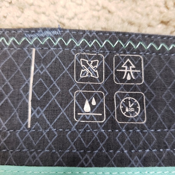 7 Diamonds Velocity Performance Shorts Mens 38 Blue Golf Stretch Quick Dry - Picture 4 of 9